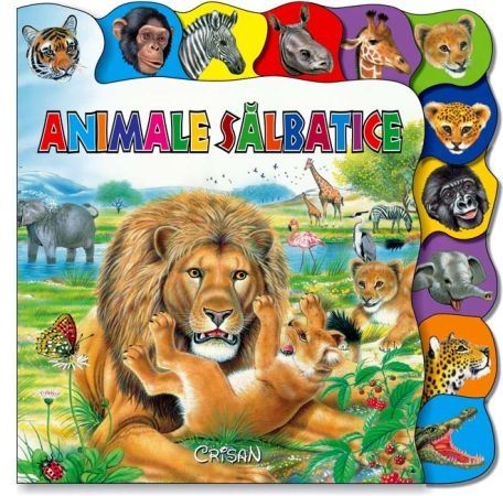 Animale salbatice - Carte educativă pentru copii Animale salbatice - Carte educativă pentru copii
