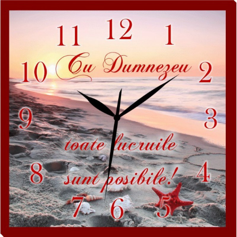 Ceas crestin - Cu Dumnezeu toate lucrurile sunt posibile Ceas crestin - Cu Dumnezeu toate lucrurile sunt posibile