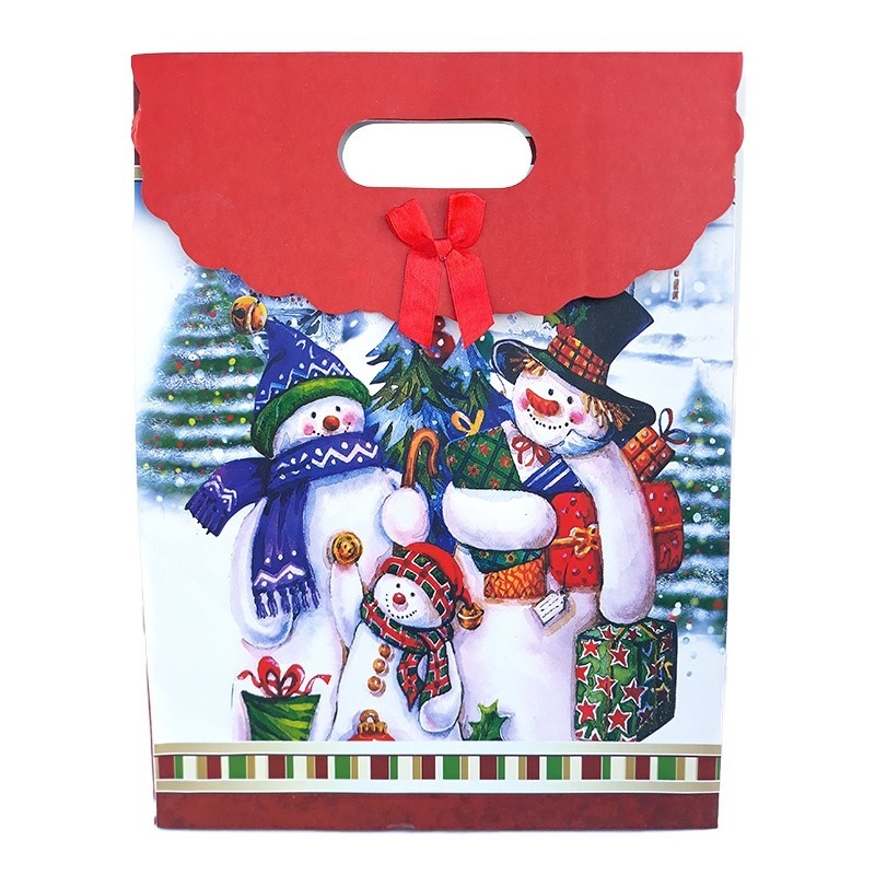 Punga mare pentru cadouri - Motiv Craciun rosie Punga mare pentru cadouri - Motiv Craciun rosie