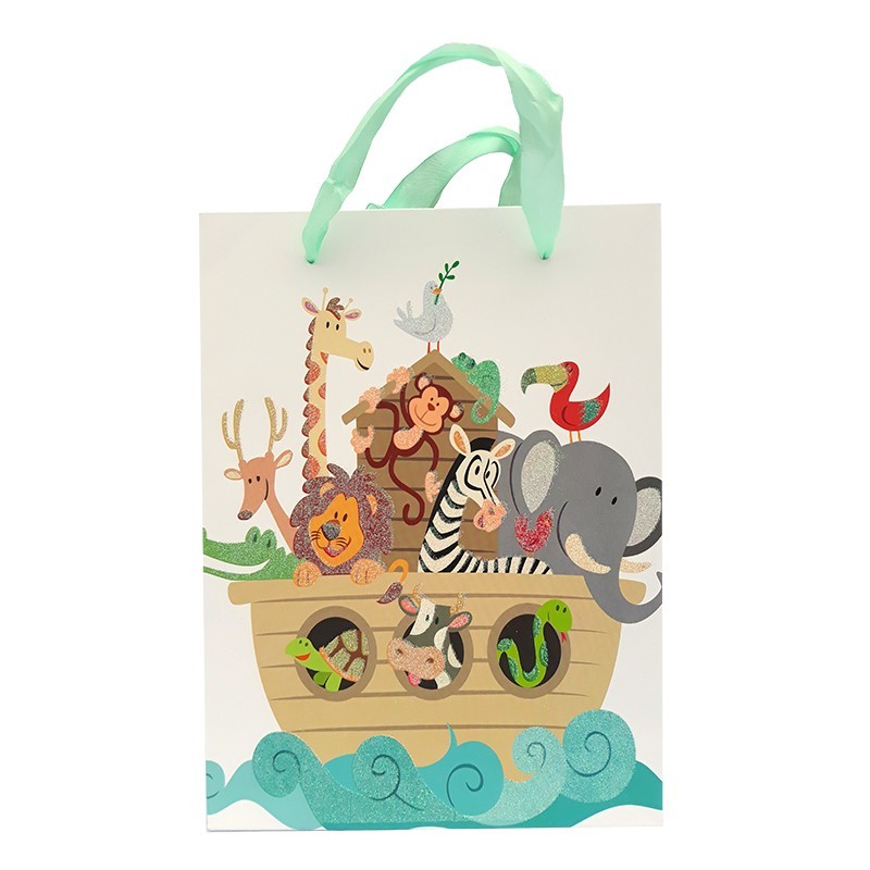 Punga medie pentru cadouri - Arca lui Noe (turcoaz) Punga medie pentru cadouri - Arca lui Noe (turcoaz)