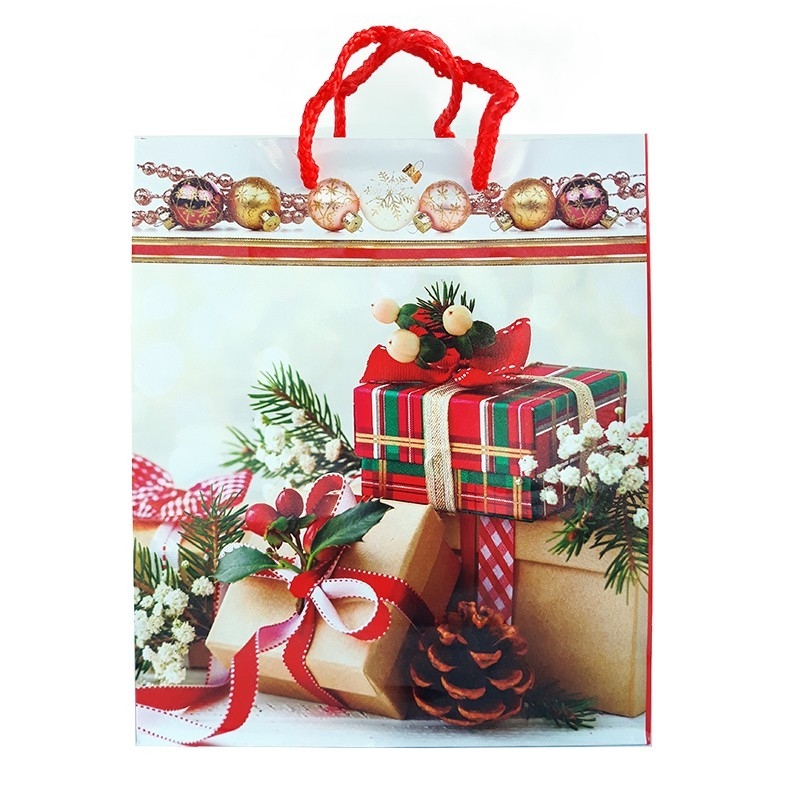 Punga medie pentru cadouri - Motiv Craciun Punga medie pentru cadouri - Motiv Craciun