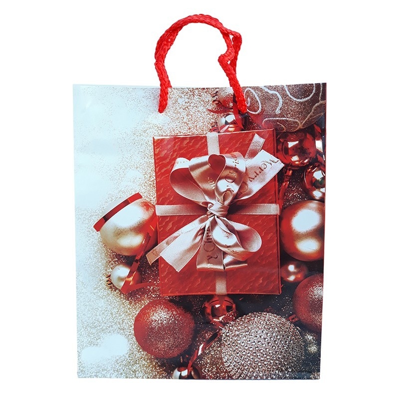 Punga mare pentru cadouri - Motiv Craciun model 3 Punga mare pentru cadouri - Motiv Craciun model 3