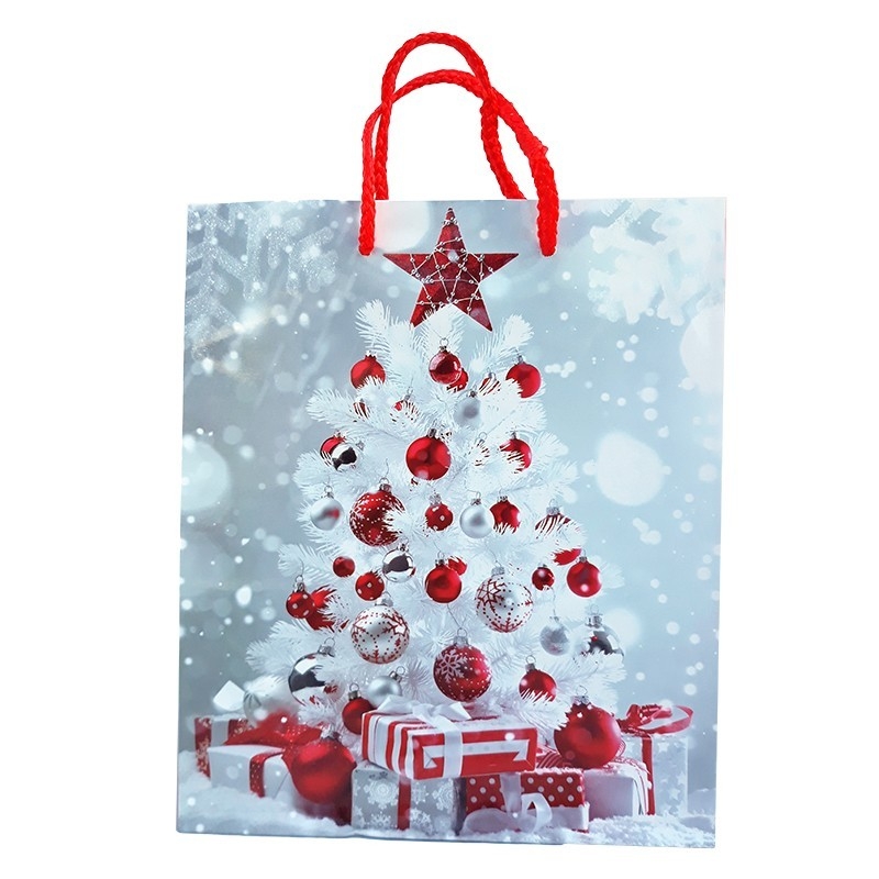 Punga mare pentru cadouri - Motiv Craciun model 4 Punga mare pentru cadouri - Motiv Craciun model 4