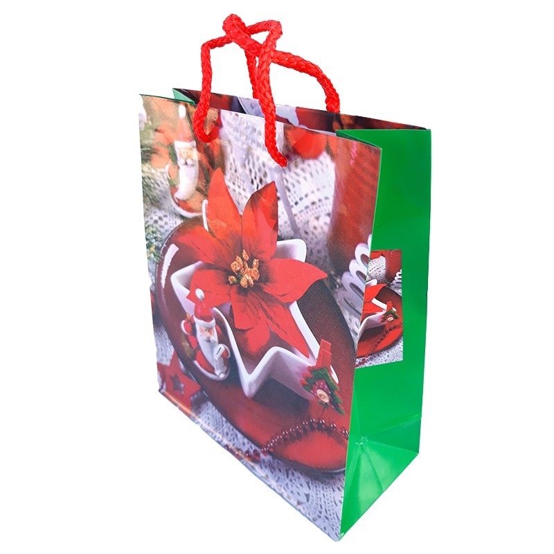 Punga mare pentru cadouri - Motiv Craciun model 5 Punga mare pentru cadouri - Motiv Craciun model 5