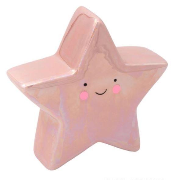 Pusculita in forma de stea, roz Pusculita in forma de stea, roz