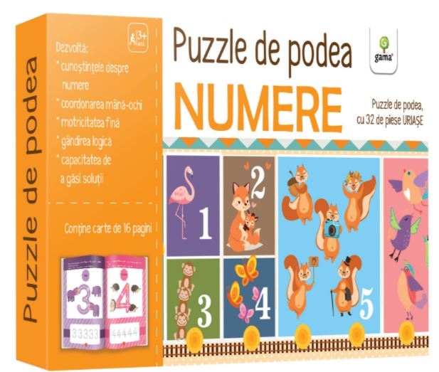 Puzzle de podea - Numere - Activitati pentru copii (3-5 ani) Puzzle de podea - Numere - Activitati pentru copii (3-5 ani)