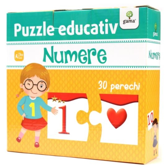 Puzzle educativ - Numere - Activitati pentru copii (3-4 ani) Puzzle educativ - Numere - Activitati pentru copii (3-4 ani)