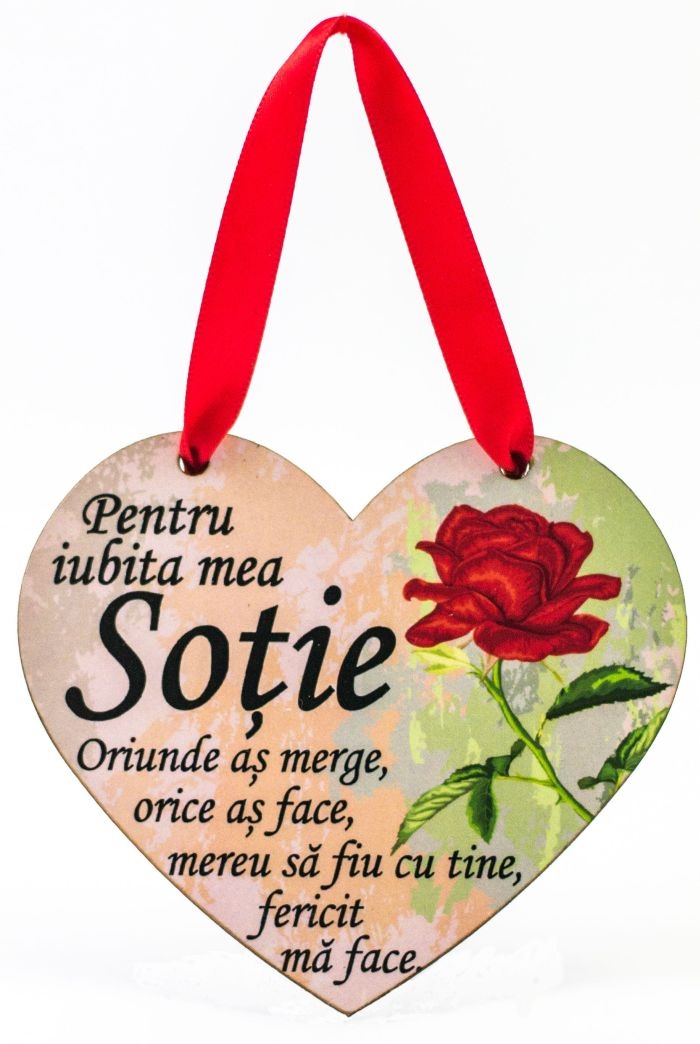 Placheta sentimentala - Pentru iubita mea Sotie Placheta sentimentala - Pentru iubita mea Sotie