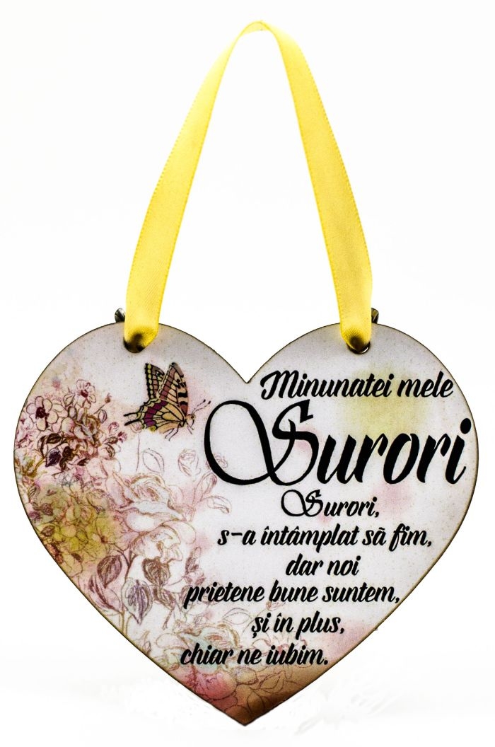 Placheta sentimentala - Minunatei mele Surori Placheta sentimentala - Minunatei mele Surori