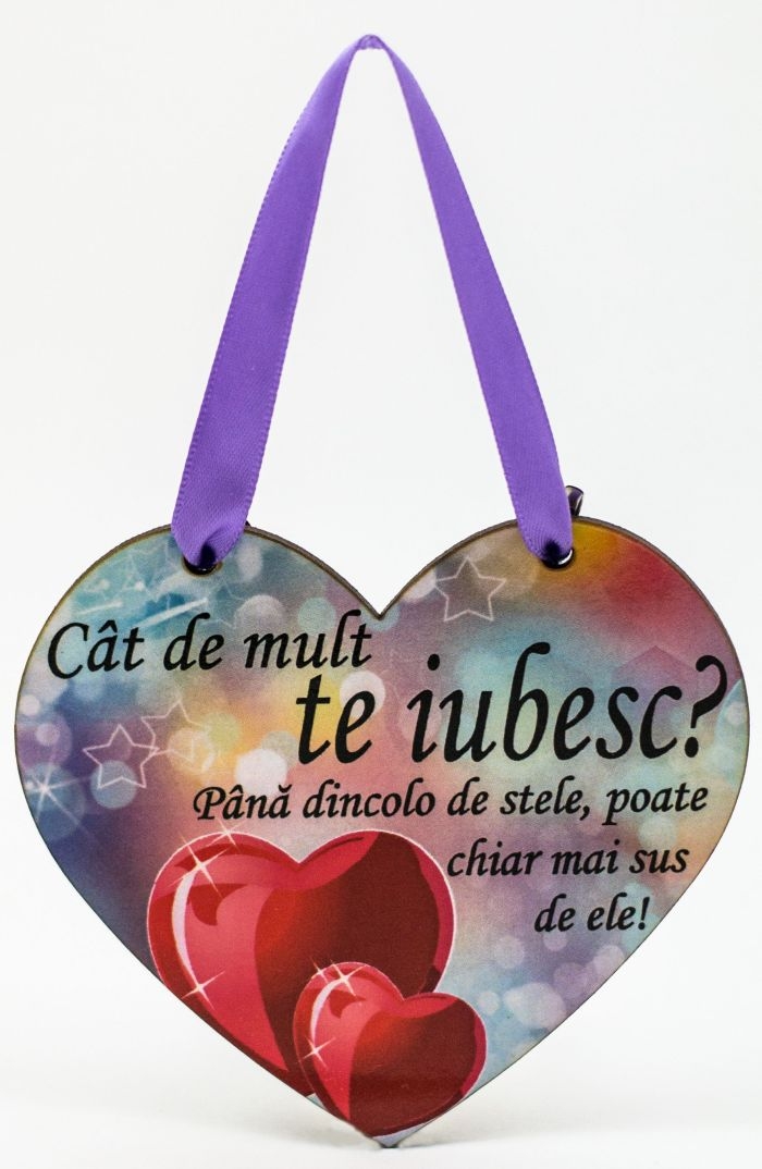 Placheta sentimentala - Cat de mult te iubesc? Placheta sentimentala - Cat de mult te iubesc?