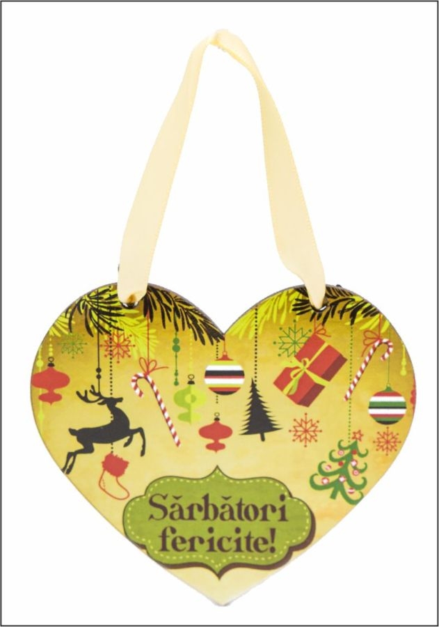 Placheta sentimentala - Sarbatori Fericite!, Model 12 Placheta sentimentala - Sarbatori Fericite!, Model 12