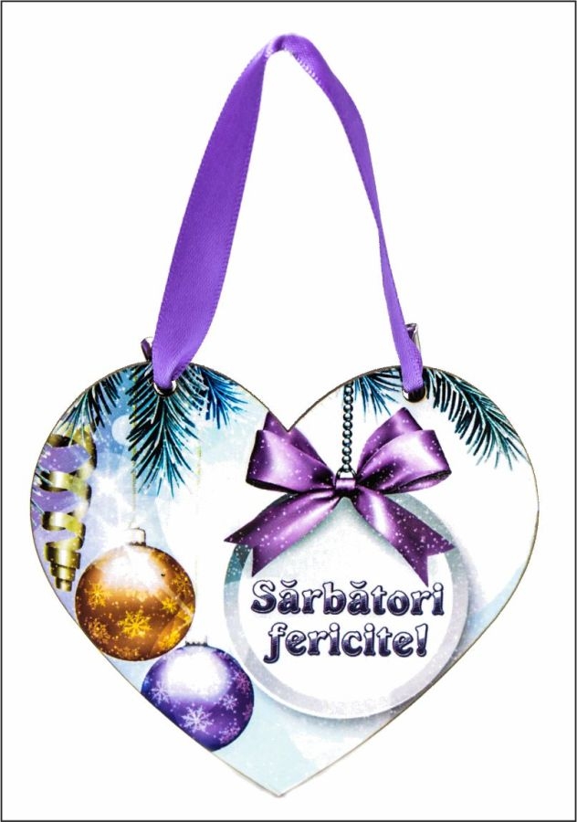 Placheta sentimentala - Sarbatori Fericite!, Model 13 Placheta sentimentala - Sarbatori Fericite!, Model 13