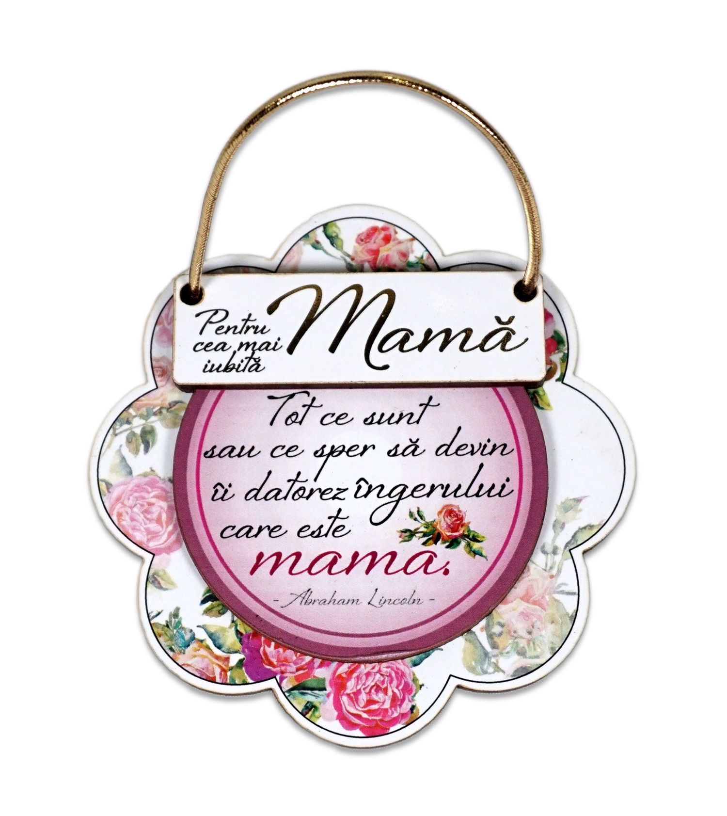 Placheta sentimentala floare - Mama Placheta sentimentala floare - Mama