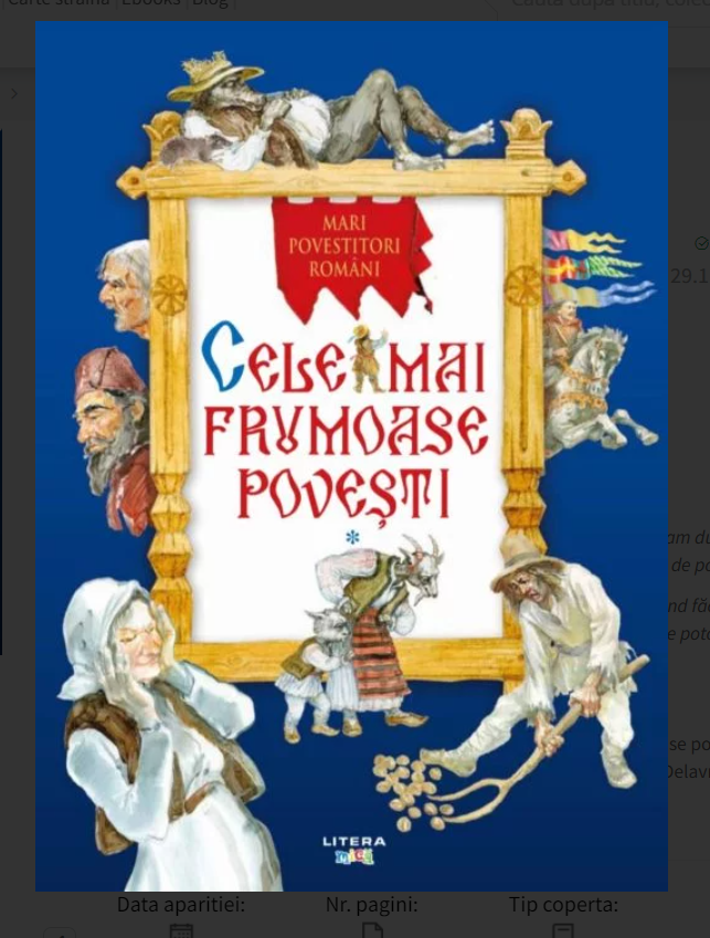 Mari povestitori romani - Cele mai frumoase povesti Mari povestitori romani - Cele mai frumoase povesti