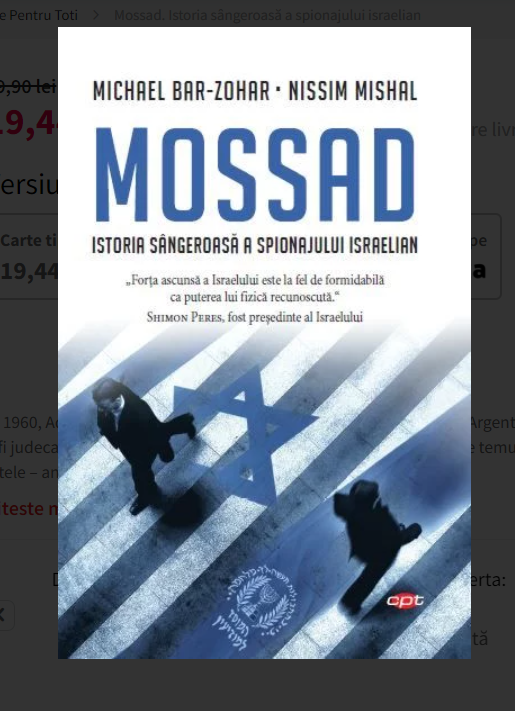Mossad - Istoria sangeroasa a spionajului israelian