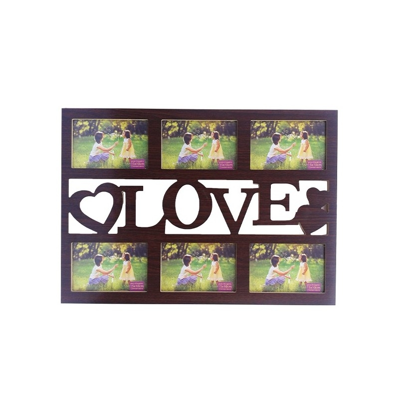 Rama foto love cu 6 poze (52x37 cm) Rama foto love cu 6 poze (52x37 cm)