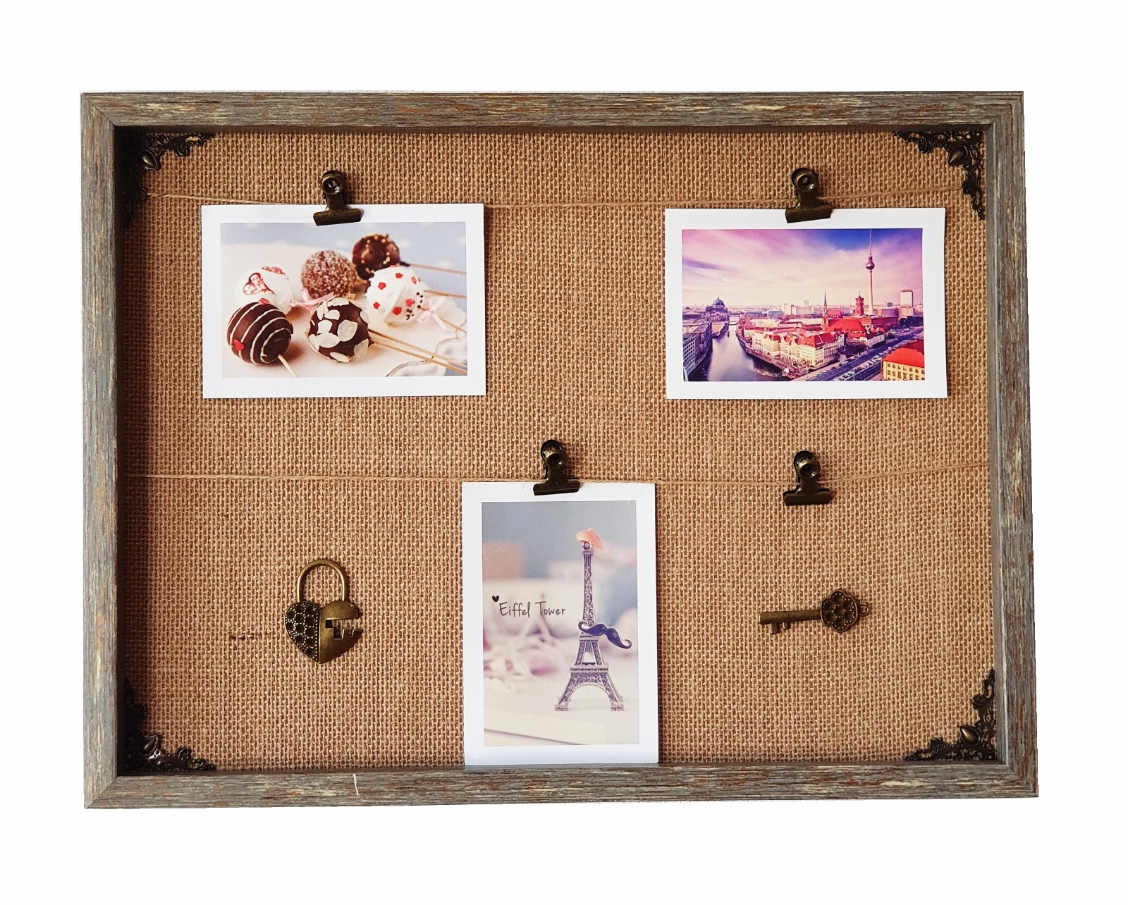 Rama foto vintage, gri - colaj 4 poze (42x31.5x3 cm) Rama foto vintage, gri - colaj 4 poze (42x31.5x3 cm)