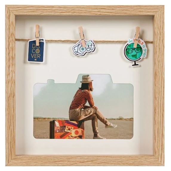 Rama foto din lemn - 1 poza de 15x10cm Rama foto din lemn - 1 poza de 15x10cm