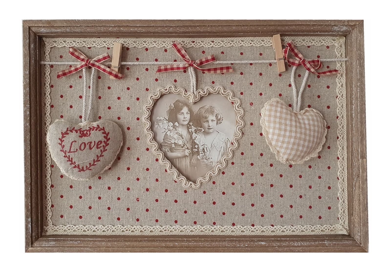 Rama foto colaj (lemn) - 3 poze (34x22x2.5 cm) Rama foto colaj (lemn) - 3 poze (34x22x2.5 cm)