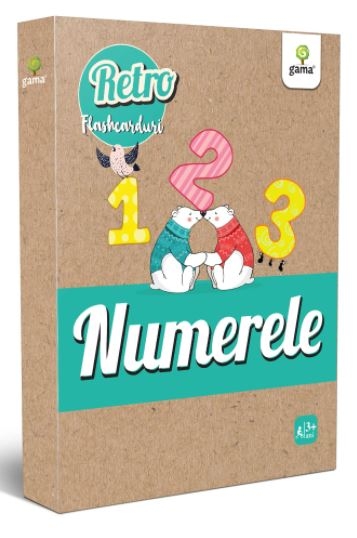 Numerele - Retro Flashcarduri - Activitati pentru copii (3-5 ani) Numerele - Retro Flashcarduri - Activitati pentru copii (3-5 ani)