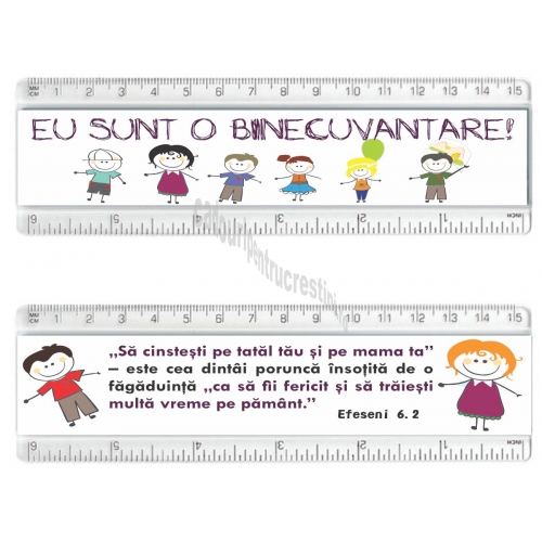 Rigla mesaj crestin, Eu sunt o binecuvantare! Rigla mesaj crestin, Eu sunt o binecuvantare!