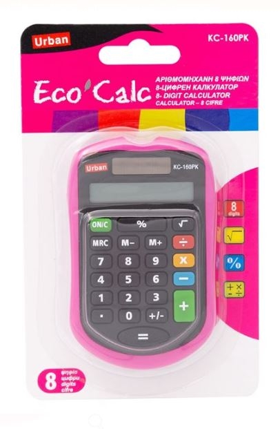 Calculator de birou, negru-roz - 8 cifre Calculator de birou, negru-roz - 8 cifre