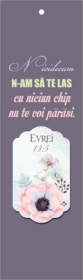Semn de carte cu panglica verde  - "Nicidecum n-am sa te las" Semn de carte cu panglica verde  - "Nicidecum n-am sa te las"