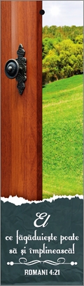 Semn de carte cu panglica maro deschis - " El ce fagaduieste poate sa si implineasca !" Semn de carte cu panglica maro deschis - " El ce fagaduieste poate sa si implineasca !"