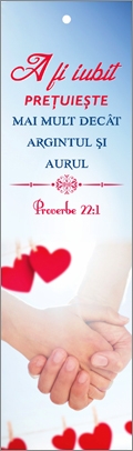Semn de carte cu panglica rosie - "A fi iubit preţuieşte mai mult decât argintul şi aurul" Semn de carte cu panglica rosie - "A fi iubit preţuieşte mai mult decât argintul şi aurul"