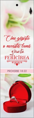Semn de carte cu panglica roz - verset : "Cine gaseste o nevasta buna gaseste fericirea" Proverbe 18:22 Semn de carte cu panglica roz - verset : "Cine gaseste o nevasta buna gaseste fericirea" Proverbe 18:22