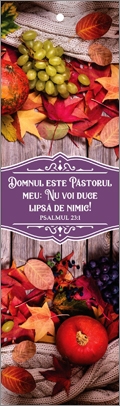 Semn de carte cu panglica visinie - "Domnul este Păstorul meu" Semn de carte cu panglica visinie - "Domnul este Păstorul meu"