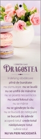 Semn de carte cu panglica mov deschis - Dragostea
