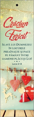Semn de carte cu panglica verde deschis-  Mesaj si Verset:  Crăciun Fericit! "Slavă lui Dumnezeu în locurile preaînalte și pace pe pământ între oamenii plăcuți Lui!" Luca 2:14 Semn de carte cu panglica verde deschis-  Mesaj si Verset:  Crăciun Fericit! "Slavă lui Dumnezeu în locurile preaînalte și pace pe pământ între oamenii plăcuți Lui!" Luca 2:14