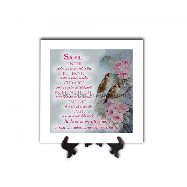 Tablou vintage - Sa fii sincer 2 (20x20 cm) Tablou vintage - Sa fii sincer 2 (20x20 cm)