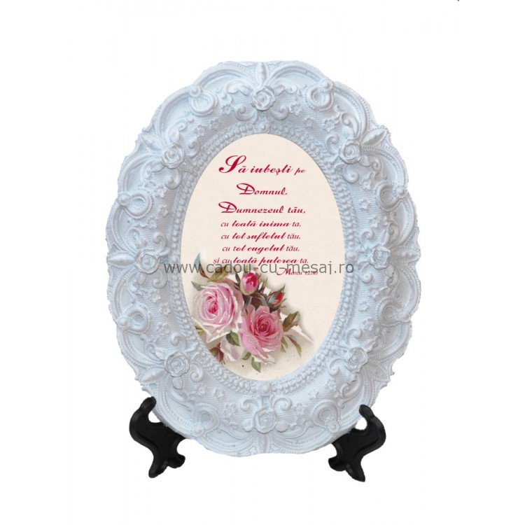 Tablou oval - Să iubești pe Domnul