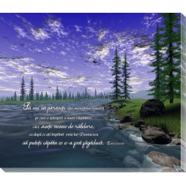 Tablou canvas (25x30cm) - Să nu vă părăsiți încrederea