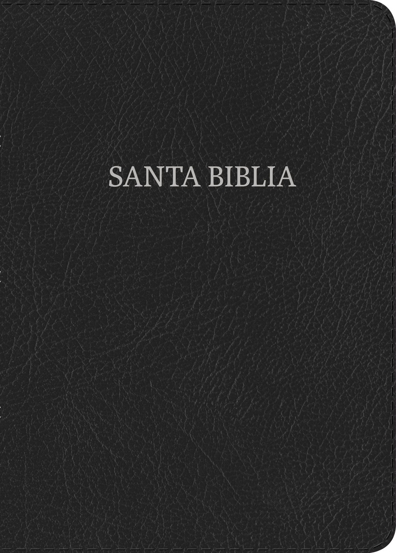 Biblia in limba spaniola - Santa Biblia, RVR 1960 Biblia Compacta Letra Grande, negro piel fabricada (Spanish) Bonded Leather