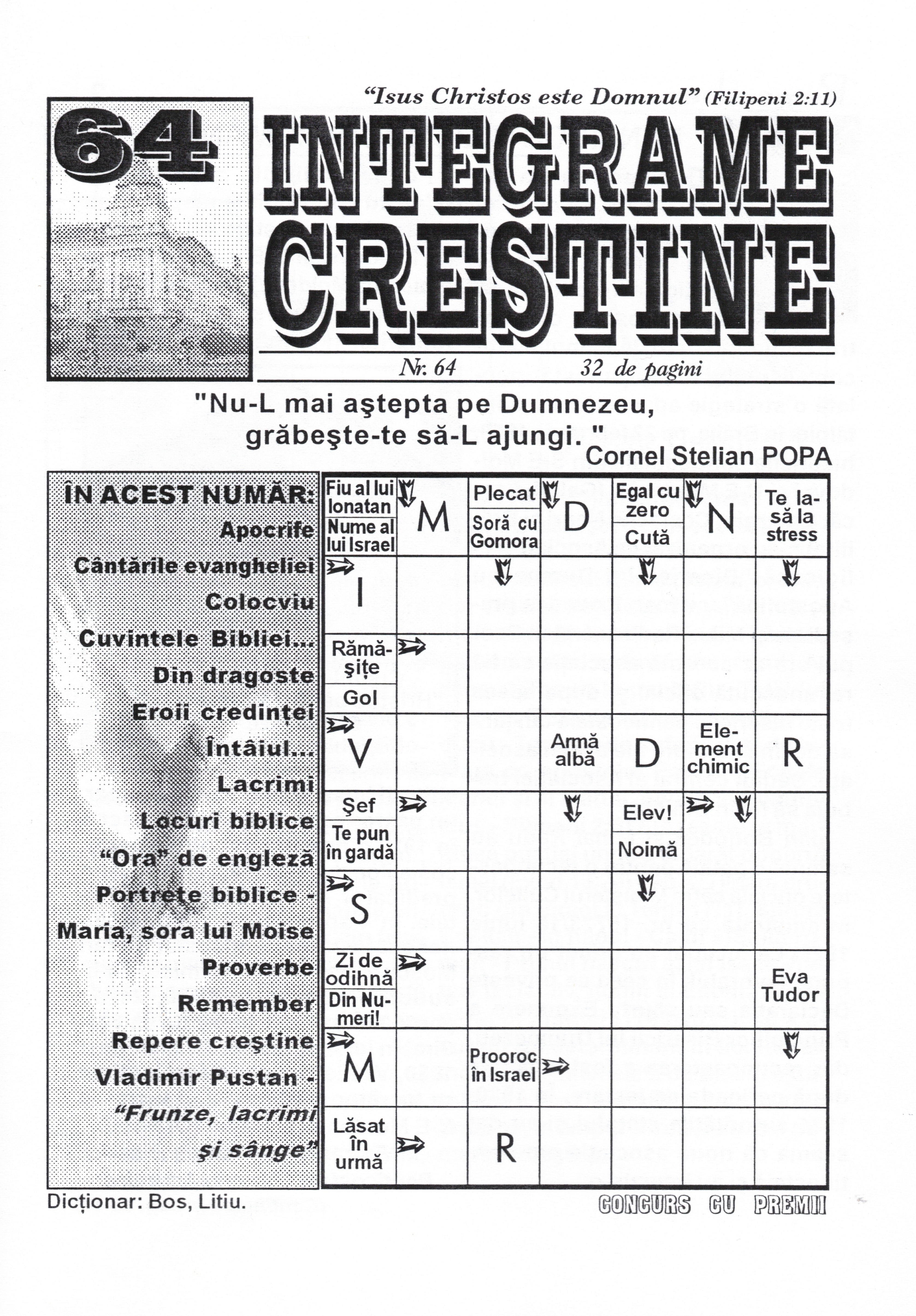 Integrame crestine - nr. 64 Integrame crestine - nr. 64