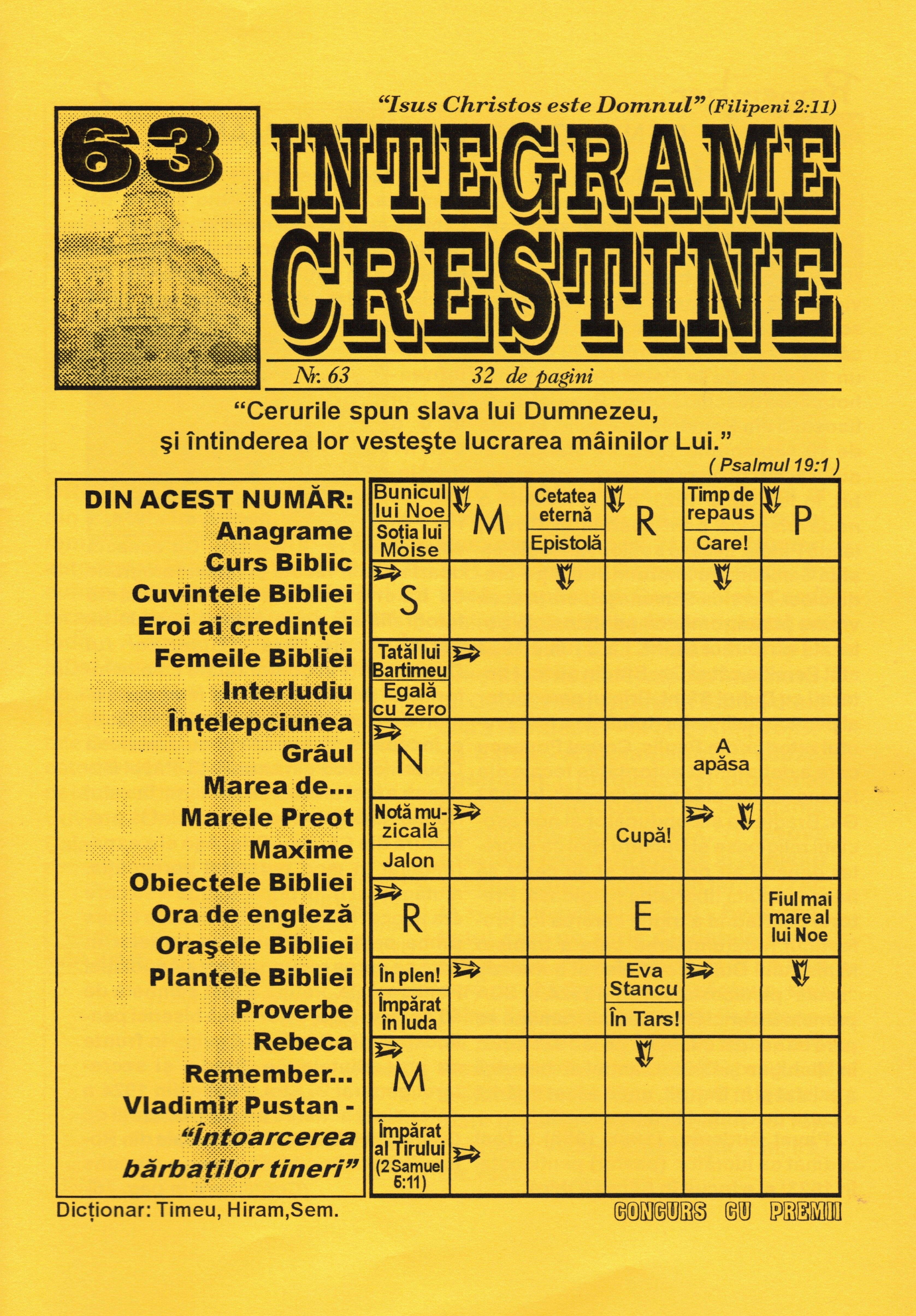 Integrame crestine - nr. 63 Integrame crestine - nr. 63