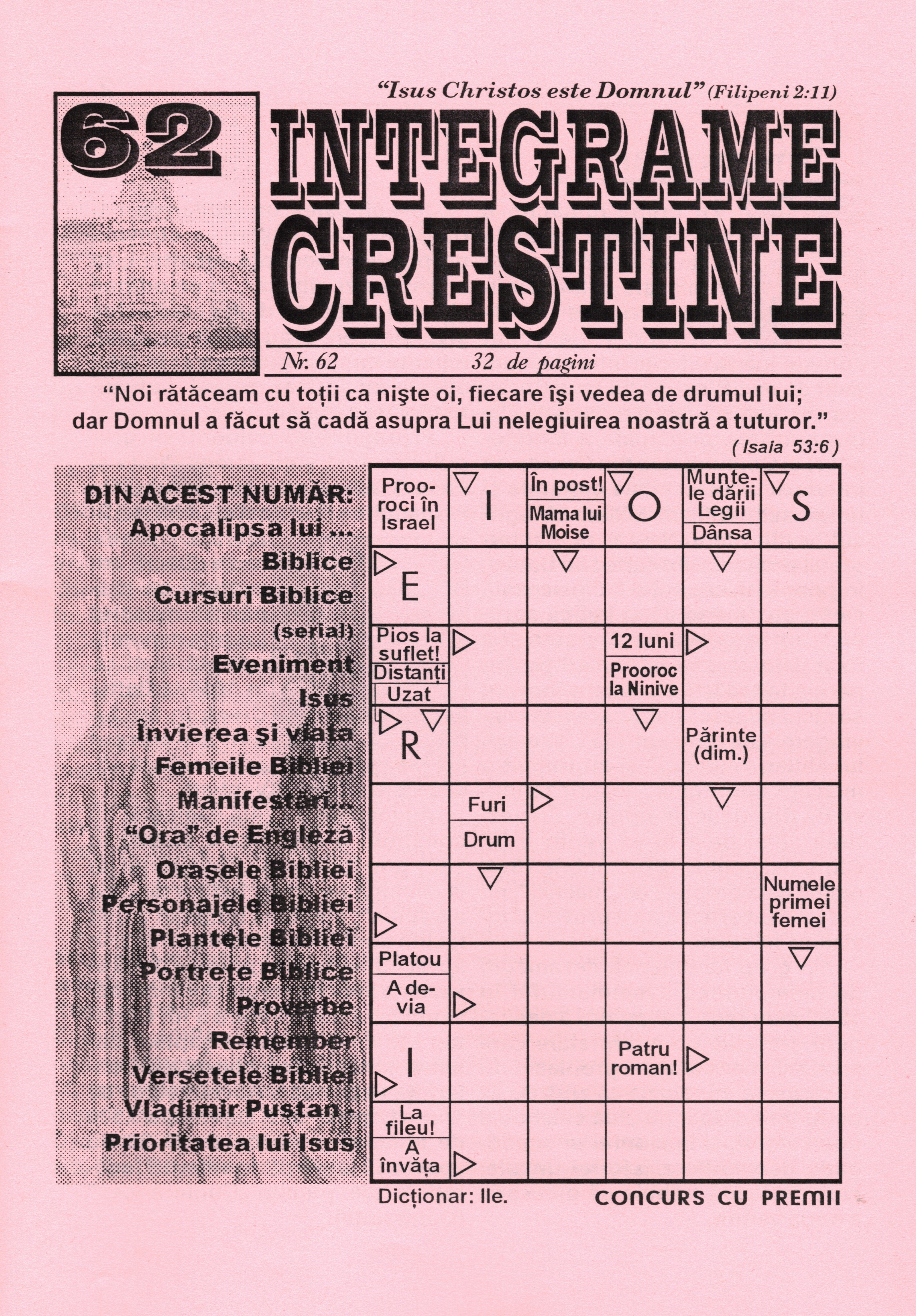 Integrame crestine - nr. 62 Integrame crestine - nr. 62