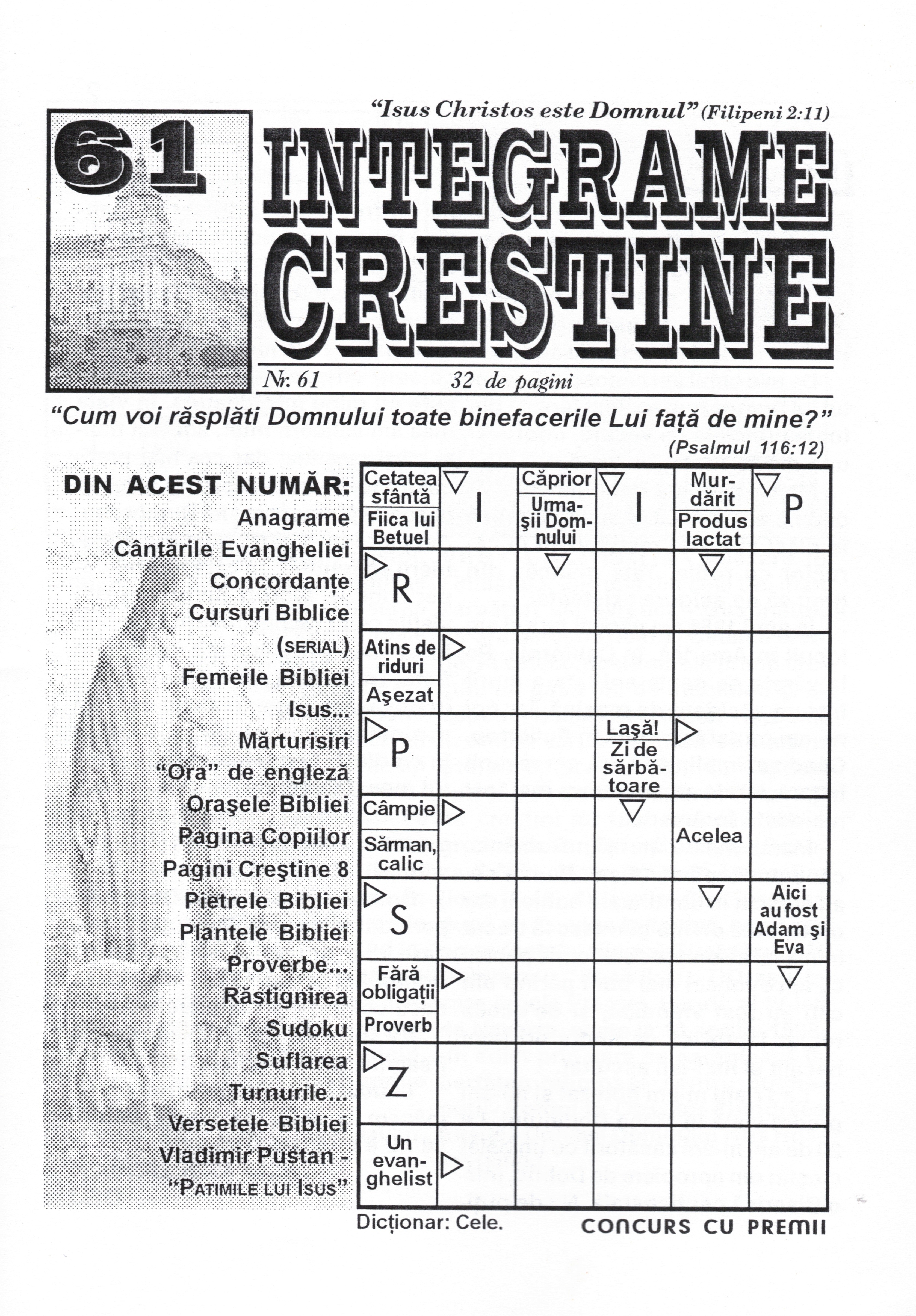 Integrame crestine - nr. 61