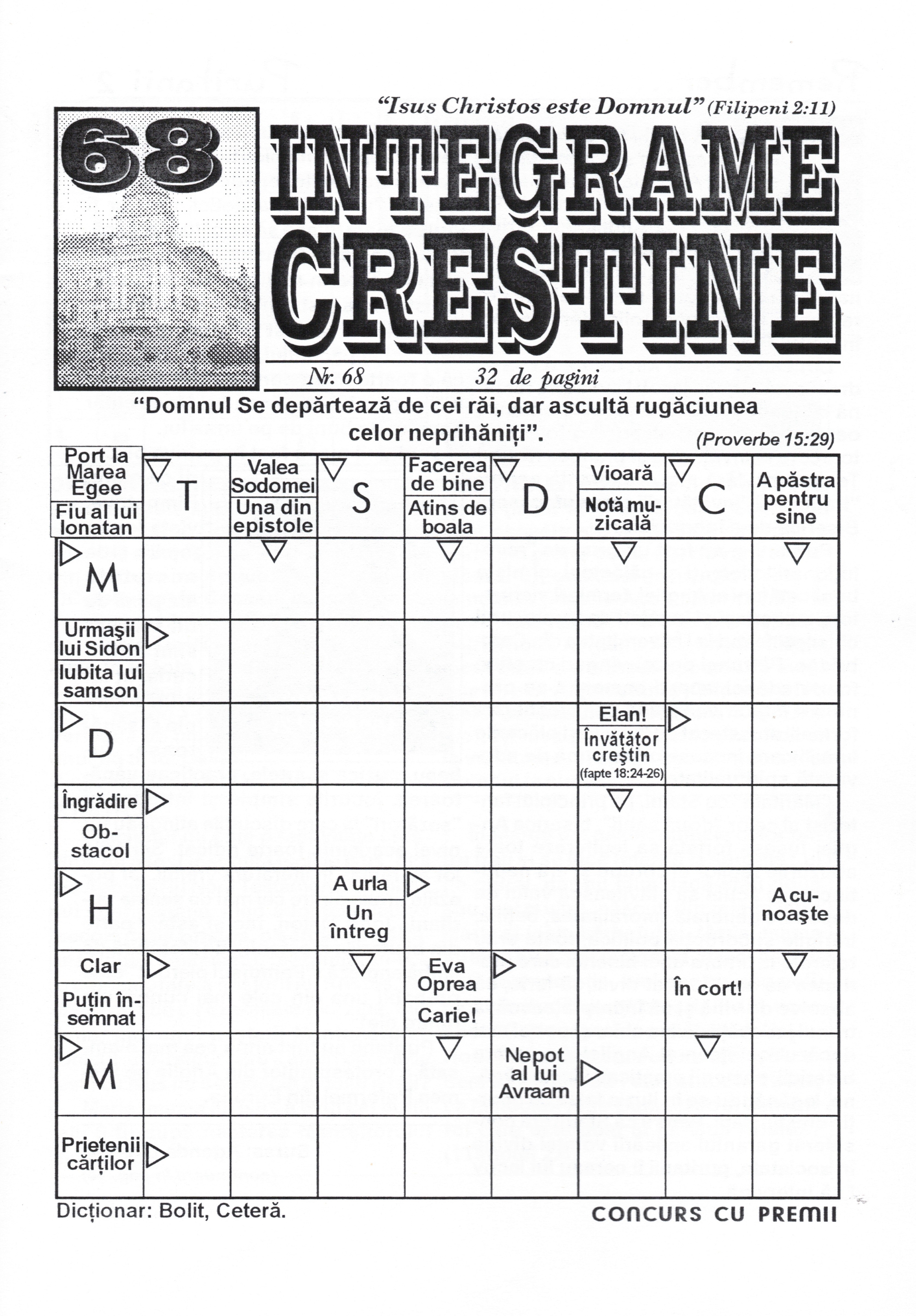 Integrame crestine - nr. 68 Integrame crestine - nr. 68