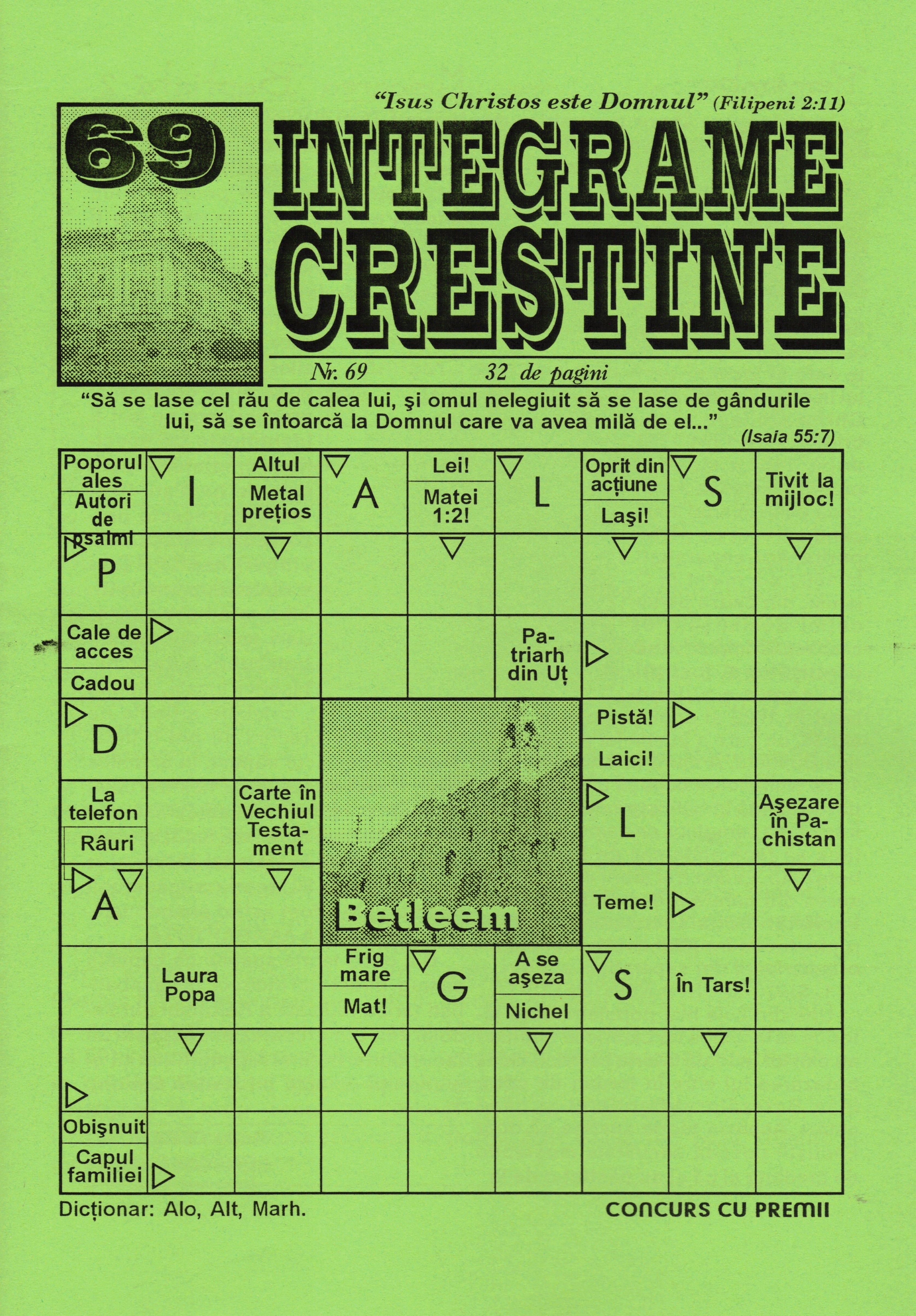 Integrame crestine - nr. 69 Integrame crestine - nr. 69