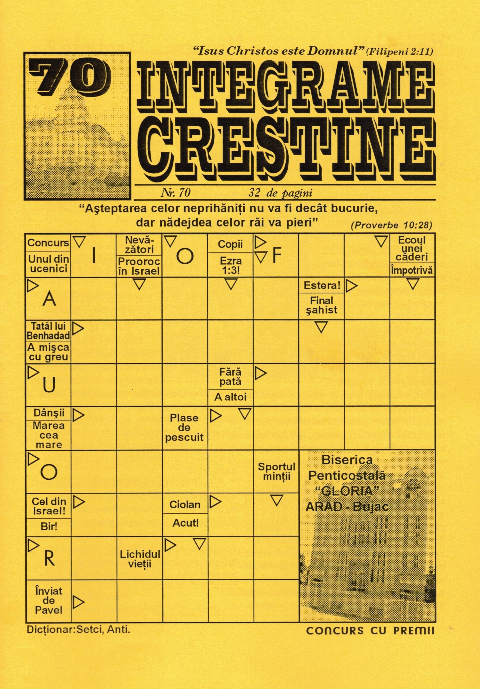 Integrame crestine - nr. 70 Integrame crestine - nr. 70