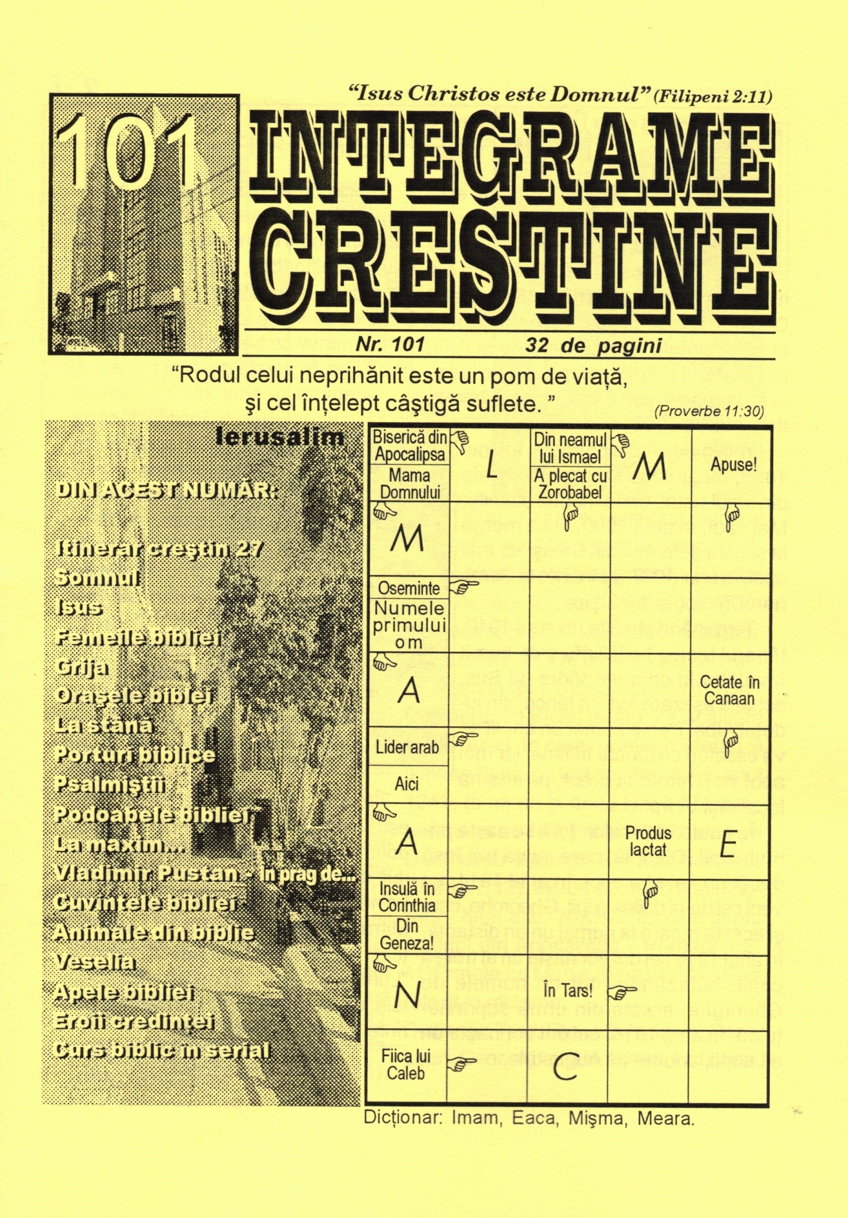 Integrame crestine - nr. 101 Integrame crestine - nr. 101