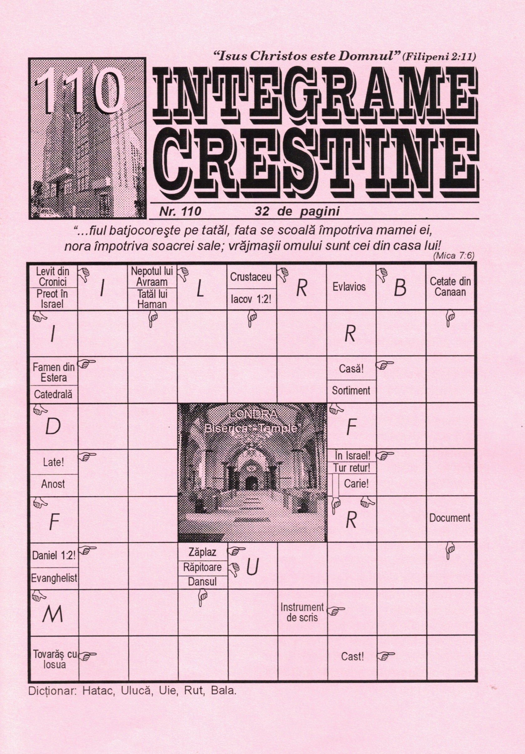 Integrame crestine - nr. 110 Integrame crestine - nr. 110