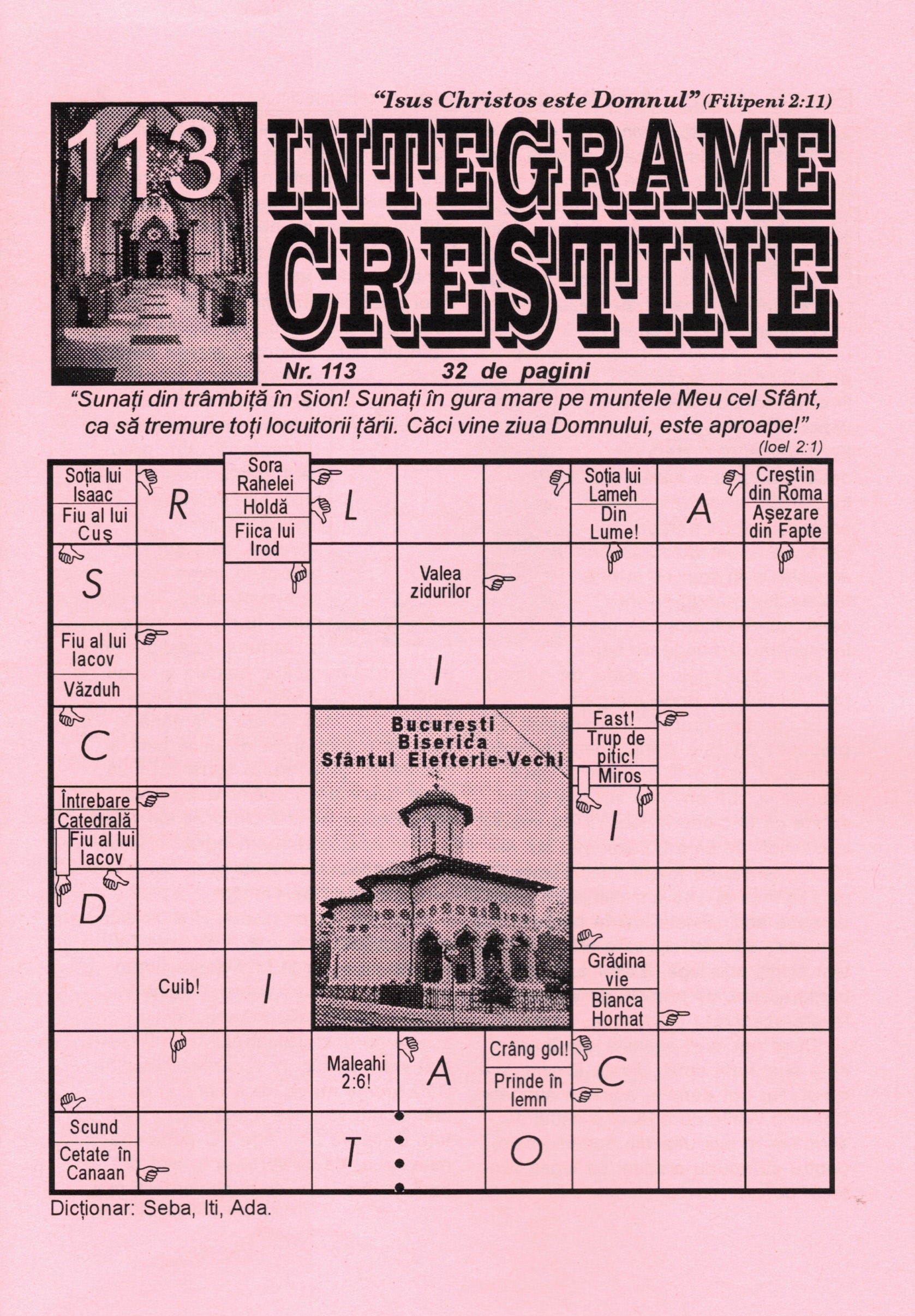 Integrame crestine - nr. 113 Integrame crestine - nr. 113