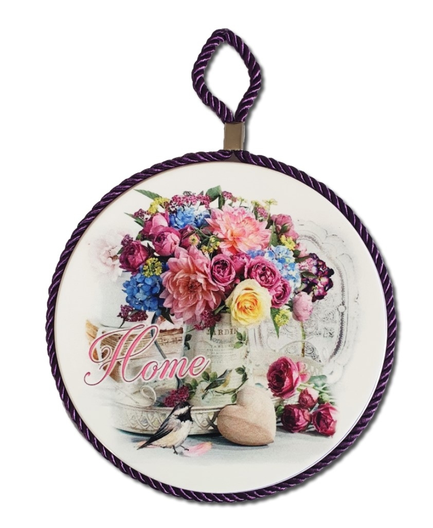 Plachet rotund decorat - Home