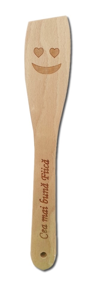 Spatula lemn personalizata - Cea mai buna Fiica Spatula lemn personalizata - Cea mai buna Fiica
