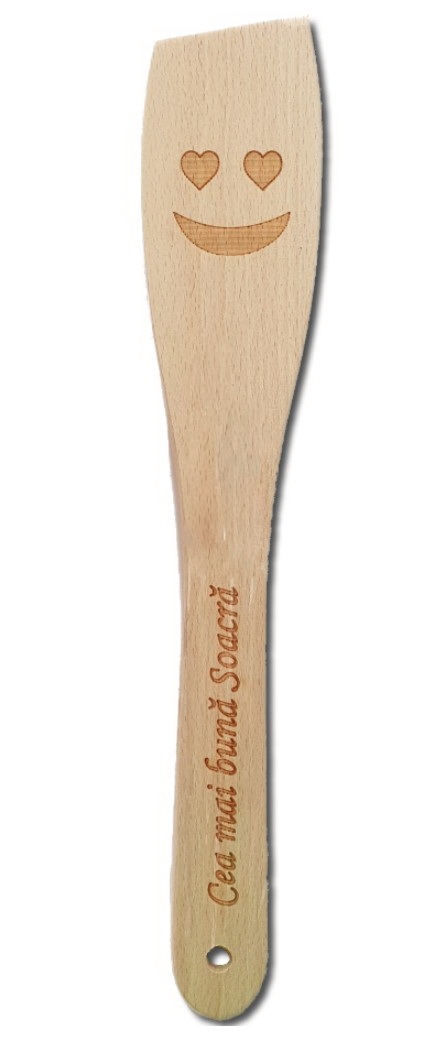 Spatula lemn personalizata - Cea mai buna Soacra Spatula lemn personalizata - Cea mai buna Soacra